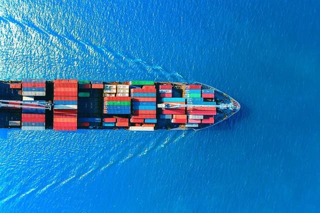 Ship Aerial View